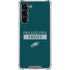 NFL Philadelphia Eagles Green Performance Series Galaxy S24 FE Clear Case